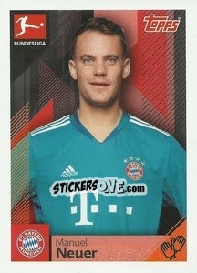 Sticker Manuel Neuer - German Football Bundesliga 2020-2021 n. 290 - Topps