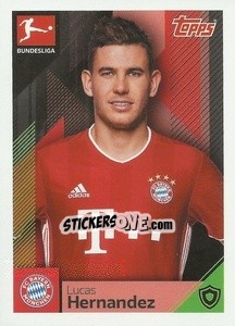 Sticker Lucas Hernandez - German Football Bundesliga 2020-2021 n. 293 - Topps