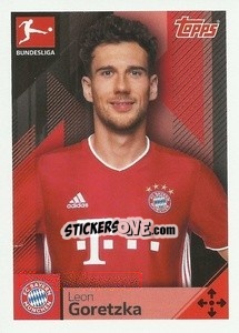 Sticker Leon Goretzka - German Football Bundesliga 2020-2021 n. 296 - Topps