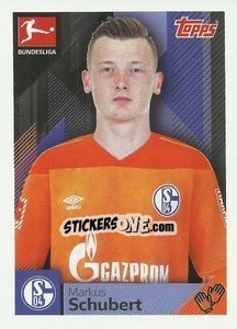 Sticker Markus Schubert - German Football Bundesliga 2020-2021 - Topps