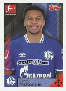 Sticker Weston McKennie - German Football Bundesliga 2020-2021 - Topps