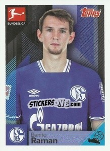 Sticker Benito Raman - German Football Bundesliga 2020-2021 - Topps