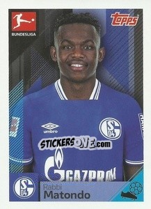 Cromo Rabbi Matondo - German Football Bundesliga 2020-2021 - Topps