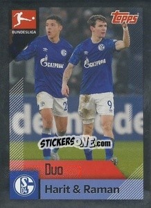 Sticker Harit / Raman - German Football Bundesliga 2020-2021 - Topps