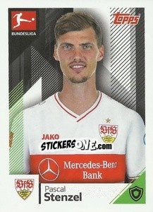 Sticker Pascal Stenzel - German Football Bundesliga 2020-2021 n. 333 - Topps