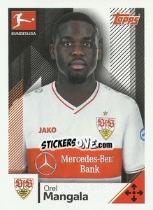 Sticker Orel Mangala - German Football Bundesliga 2020-2021 n. 337 - Topps