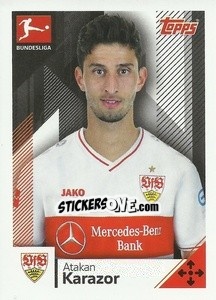 Cromo Atakan Karazor - German Football Bundesliga 2020-2021 - Topps