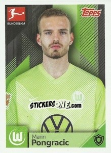 Sticker Marin Pongracic - German Football Bundesliga 2020-2021 n. 351 - Topps