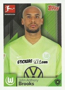 Sticker John Anthony Brooks - German Football Bundesliga 2020-2021 - Topps