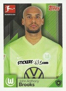 Sticker John Anthony Brooks - German Football Bundesliga 2020-2021 n. 354 - Topps