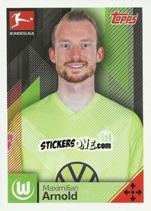 Sticker Maximilian Arnold - German Football Bundesliga 2020-2021 n. 358 - Topps