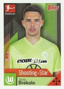 Sticker Josip Brekalo - German Football Bundesliga 2020-2021 n. 360 - Topps