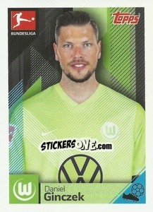 Sticker Daniel Ginczek - German Football Bundesliga 2020-2021 - Topps