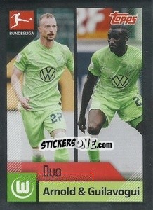 Sticker Arnold / Guilavogui - German Football Bundesliga 2020-2021 n. 366 - Topps