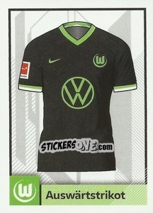 Sticker Auswärtstrikot - German Football Bundesliga 2020-2021 - Topps