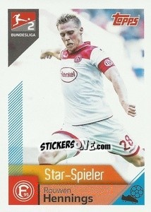 Sticker Rouwen Hennings - German Football Bundesliga 2020-2021 - Topps