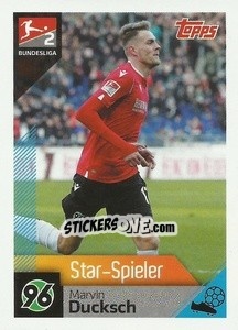 Sticker Marvin Ducksch - German Football Bundesliga 2020-2021 n. 390 - Topps