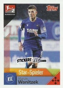 Sticker Marvin Wanitzek - German Football Bundesliga 2020-2021 - Topps