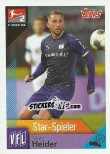 Sticker Marc Heider - German Football Bundesliga 2020-2021 - Topps