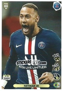 Sticker Neymar Jr (Paris Saint-Germain) - FIFA 365 2021 n. 6 - Panini