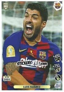 Sticker Luis Suárez (FC Barcelona) - FIFA 365 2021 n. 10 - Panini