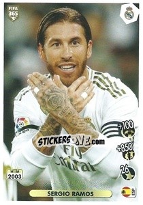 Sticker Sergio Ramos (Real Madrid C.F.) - FIFA 365 2021 n. 11 - Panini