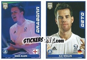 Sticker Sean Allen / Kai Wollin - FIFA 365 2021 - Panini