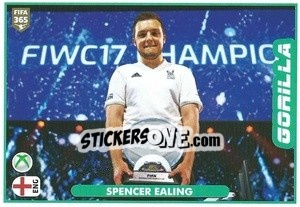 Cromo Spencer Ealing - FIFA 365 2021 n. 20 - Panini