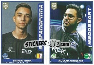 Sticker Stefano Pinna / Mosaad Aldossary - FIFA 365 2021 - Panini