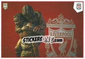 Cromo Liverpool FC bus / fans - FIFA 365 2021 - Panini