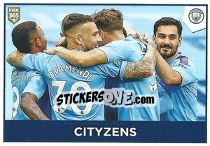 Cromo Manchester City - Cityzens - FIFA 365 2021 - Panini