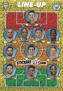 Sticker Manchester City - line-up