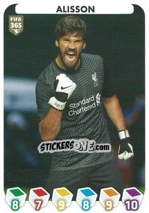 Figurina Alisson - FIFA 365 2021 - Panini