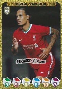Sticker Virgil van Dijk - FIFA 365 2021 n. 72 - Panini