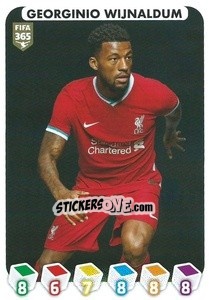 Sticker Georginio Wijnaldum - FIFA 365 2021 n. 73 - Panini