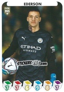 Sticker Ederson - FIFA 365 2021 n. 77 - Panini