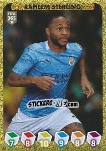 Sticker Raheem Sterling - FIFA 365 2021 n. 81 - Panini