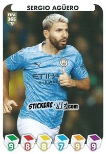 Sticker Sergio Agüero - FIFA 365 2021 n. 82 - Panini