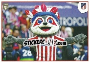 Sticker Atlético de Madrid bus / fans - FIFA 365 2021 n. 90 - Panini