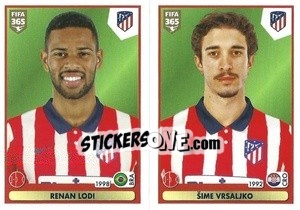 Sticker Renan Lodi / Sime Vrsaljko - FIFA 365 2021 - Panini