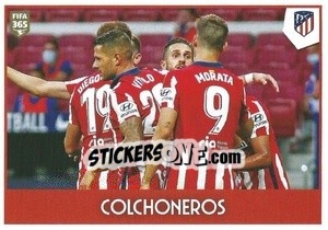 Sticker Atlético De Madrid - Colchoneros