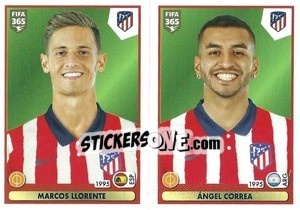 Cromo Marcos Llorente / Ángel Correa