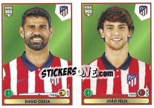 Sticker Diego Costa - João Félix - FIFA 365 2021 - Panini