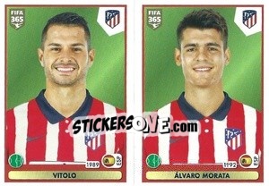 Sticker Vitolo / Álvaro Morata - FIFA 365 2021 - Panini