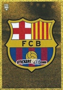 Sticker FC Barcelona Logo - FIFA 365 2021 n. 104 - Panini