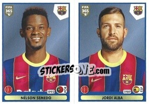 Figurina Nélson Semedo / Jordi Alba