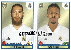 Sticker Sergio Ramos - éder Militão - FIFA 365 2021 n. 122 - Panini