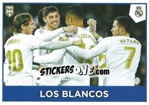 Sticker Real Madrid C.F. - Los Blancos - FIFA 365 2021 n. 126 - Panini