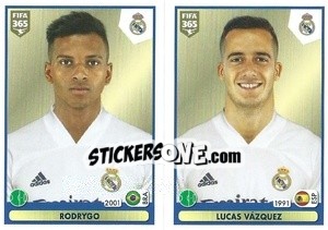 Sticker Rodrygo / Lucas Vázquez - FIFA 365 2021 n. 131 - Panini