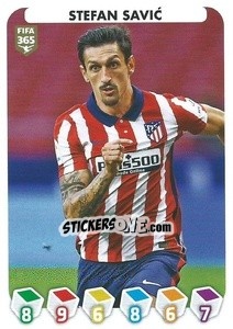 Sticker Stefan Savic - FIFA 365 2021 n. 135 - Panini